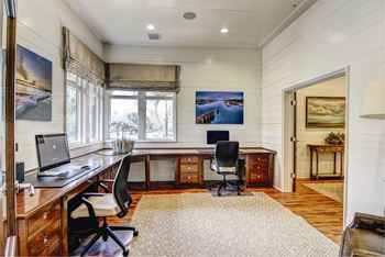 Business Center With Wifi at The Reserve at Mayfaire Apartments, Wilmington